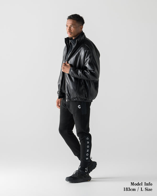 CRONOS SHELL BOMBER JACKET【BLACK×BLACK】