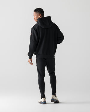 CRONOS RE-LINE HOODIE【BLACK×PINK】