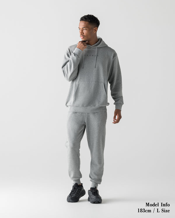CRONOS DAILY FORM HOODIE【M.GRAY】