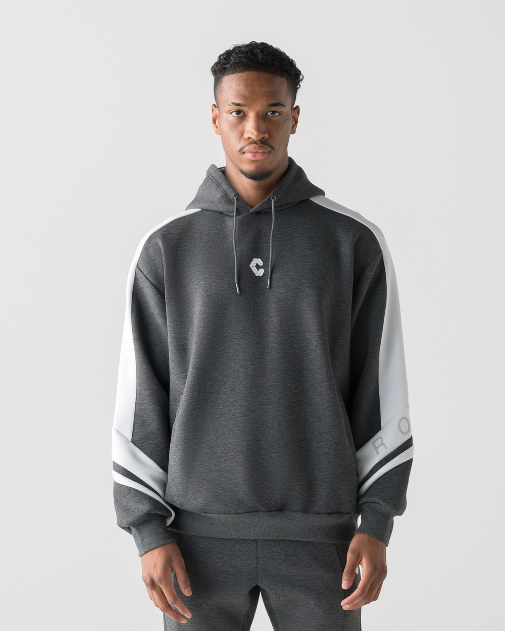 CRONOS DUAL PANEL HOODIE【M.C.GRAY】