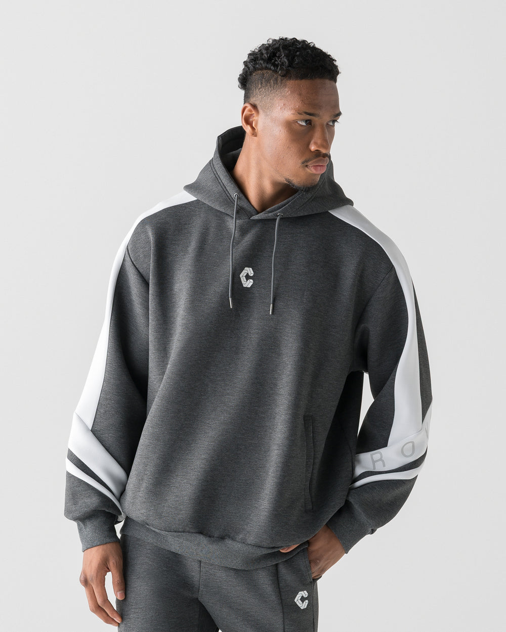 CRONOS DUAL PANEL HOODIE【M.C.GRAY】