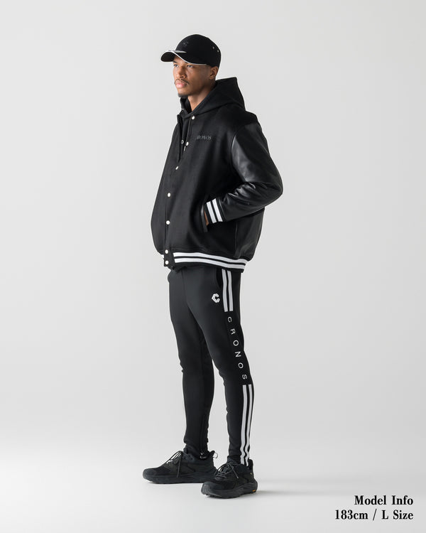 CRONOS HERITAGE VARSITY JACKET【BLACK】