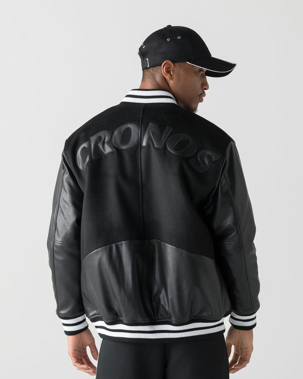 CRONOS HERITAGE VARSITY JACKET【BLACK】
