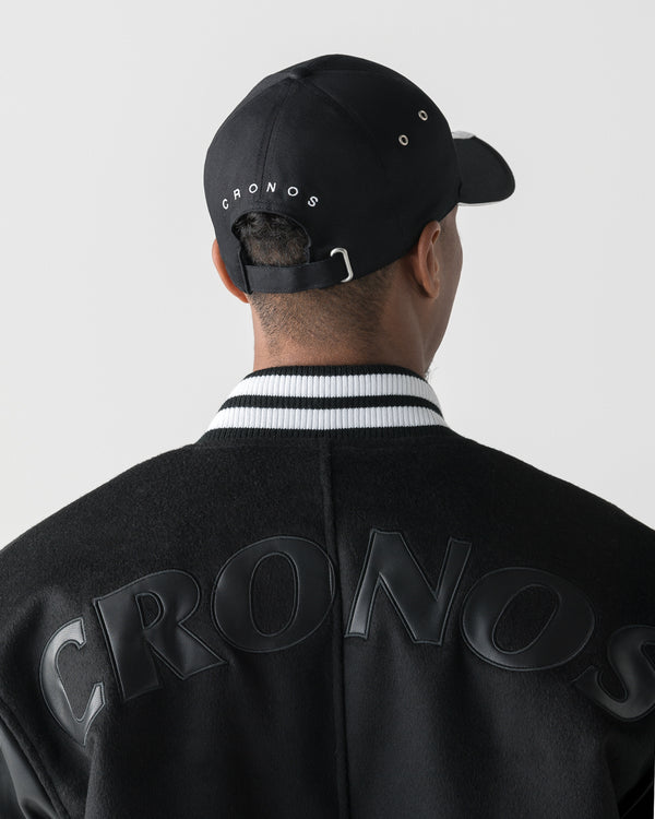CRONOS LINEFORM CAP【BLACK×WHITE】