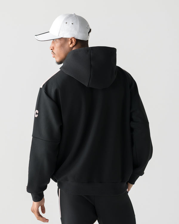 CRONOS RE-LINE HOODIE【BLACK×PINK】