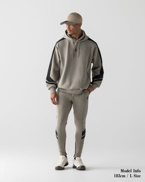 CRONOS DUAL PANEL HOODIE【TAUPE】