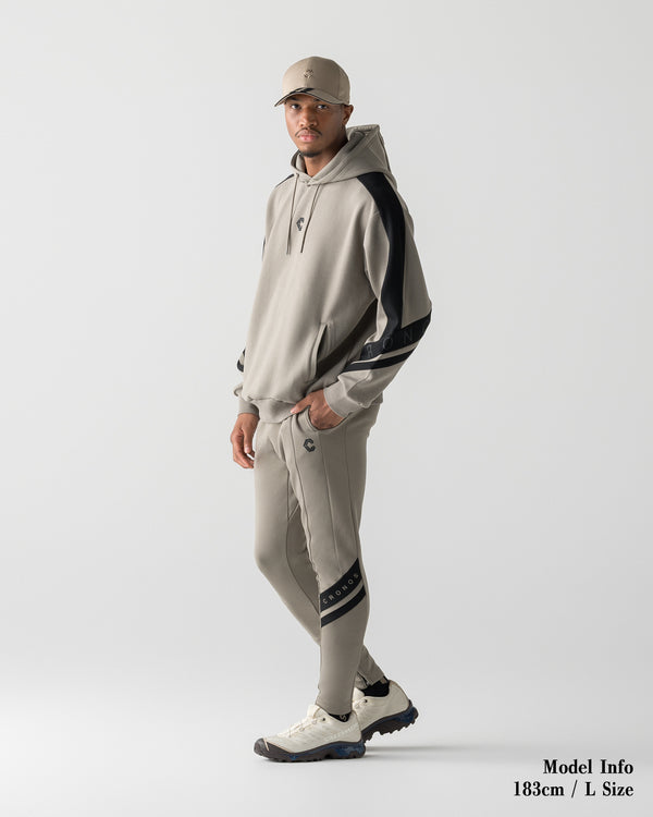 CRONOS DUAL PANEL HOODIE【TAUPE】