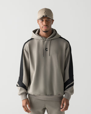 CRONOS DUAL PANEL HOODIE【TAUPE】