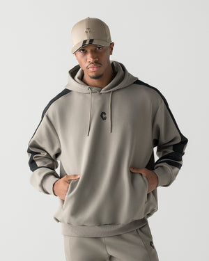 CRONOS DUAL PANEL HOODIE【TAUPE】