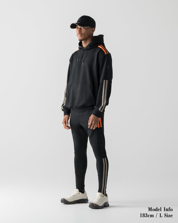 CRONOS RE-LINE SKINNY PANTS【BLACK×ORANGE】