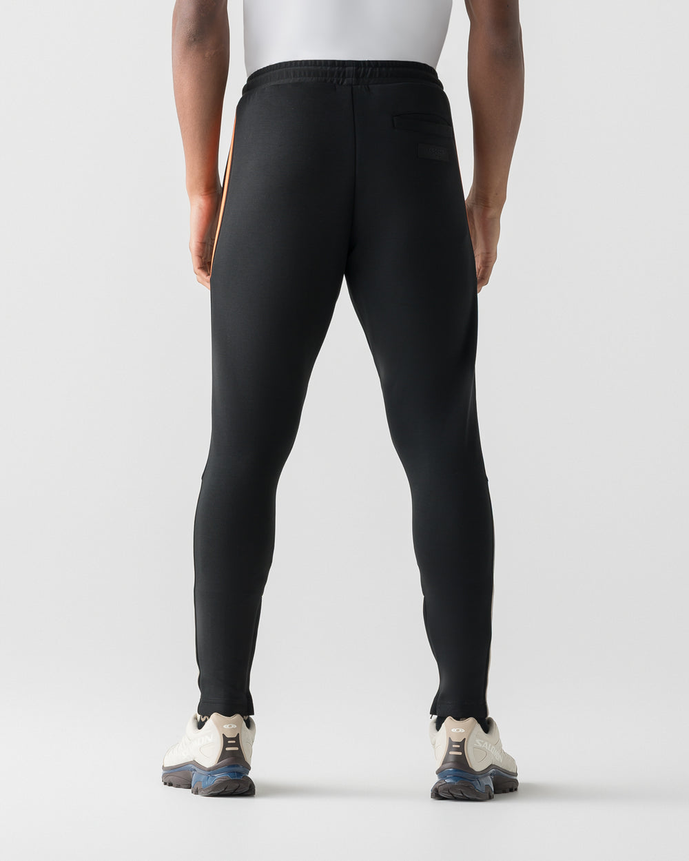 CRONOS RE-LINE SKINNY PANTS【BLACK×ORANGE】