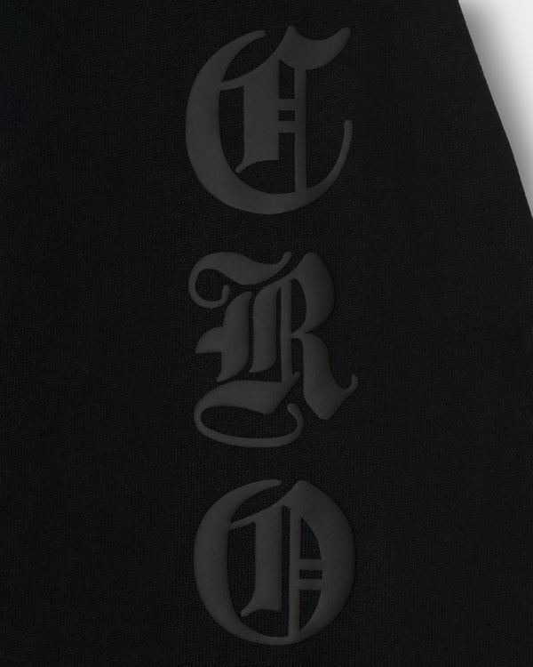 CRONOS BLACKLETTER SOFT MOTION HOODIE【BLACK】