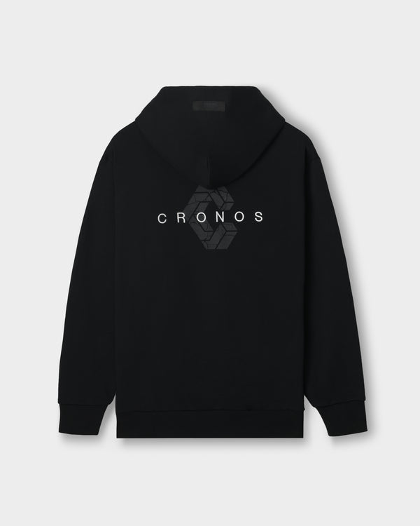 CRONOS DAILY FORM HOODIE【BLACK】