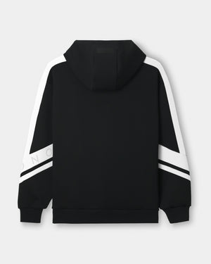 CRONOS DUAL PANEL HOODIE【BLACK×WHITE】