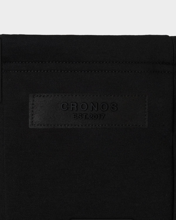CRONOS DUAL PANEL HOODIE【BLACK×TAUPE】