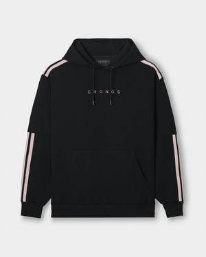 CRONOS RE-LINE HOODIE【BLACK×PINK】