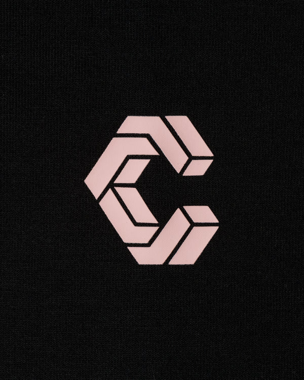 CRONOS RE-LINE HOODIE【BLACK×PINK】