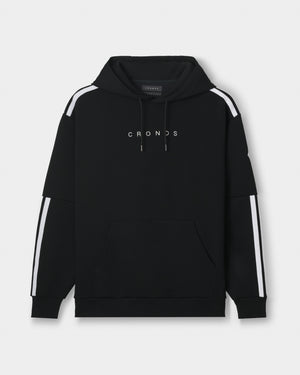 CRONOS RE-LINE HOODIE【BLACK×WHITE】