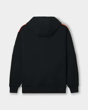CRONOS RE-LINE HOODIE【BLACK×ORANGE】