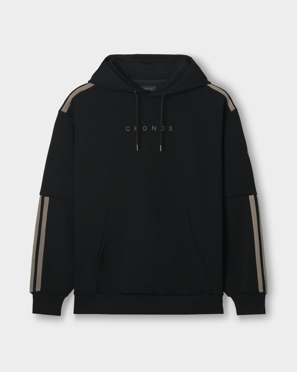 CRONOS RE-LINE HOODIE【BLACK×TAUPE】