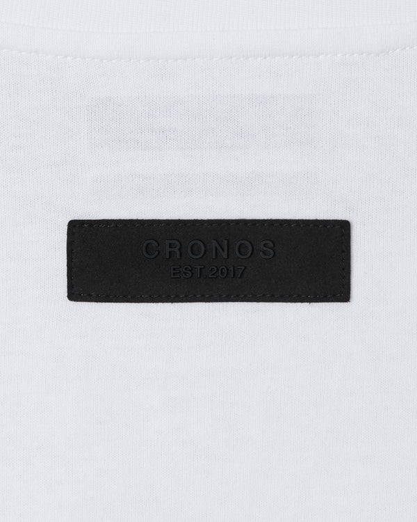 CRONOS BLACKLETTER SOFT MOTION L/S TEE【WHITE】