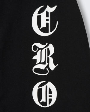 CRONOS BLACKLETTER SOFT MOTION L/S TEE【BLACK×WHITE】