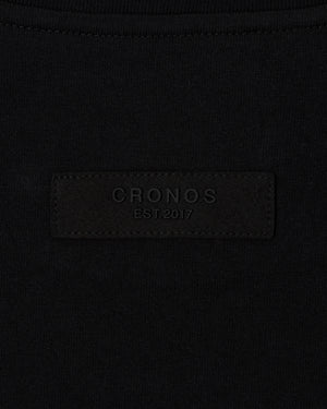 CRONOS BLACKLETTER SOFT MOTION L/S TEE【BLACK×WHITE】