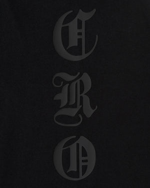 CRONOS BLACKLETTER SOFT MOTION L/S TEE【BLACK】