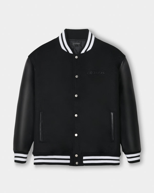 CRONOS HERITAGE VARSITY JACKET【BLACK】