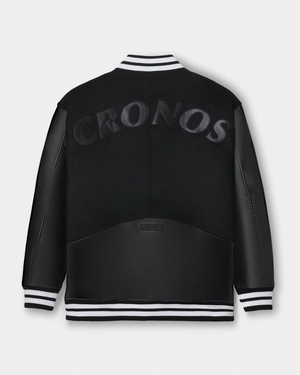 CRONOS HERITAGE VARSITY JACKET【BLACK】