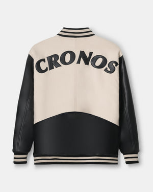CRONOS HERITAGE VARSITY JACKET【CREAM】