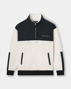 CRONOS WARM FLEECE HALF ZIP【WHITE】