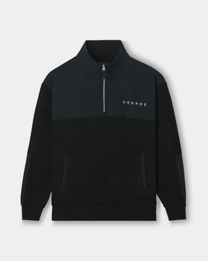 CRONOS WARM FLEECE HALF ZIP【BLACK】