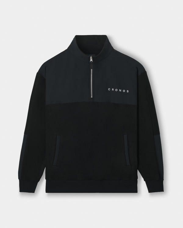 CRONOS WARM FLEECE HALF ZIP【BLACK】