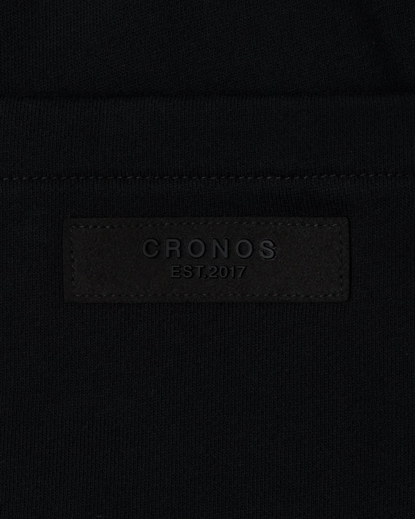CRONOS BLACKLETTER SOFT MOTION SWEAT PANTS【BLACK】