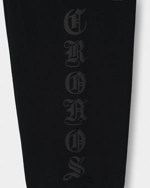 CRONOS BLACKLETTER SOFT MOTION SWEAT PANTS【BLACK】