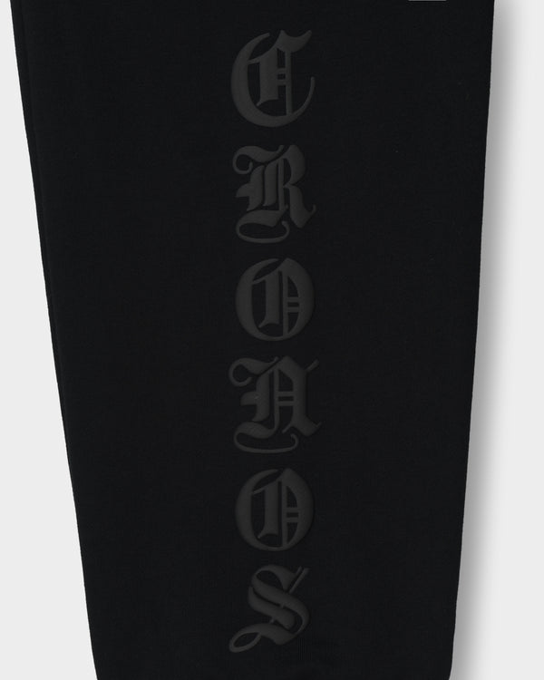 CRONOS BLACKLETTER SOFT MOTION SWEAT PANTS【BLACK】