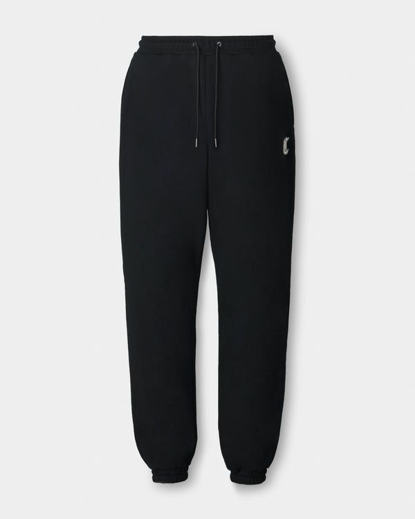 CRONOS BLACKLETTER SOFT MOTION SWEAT PANTS【BLACK×WHITE】