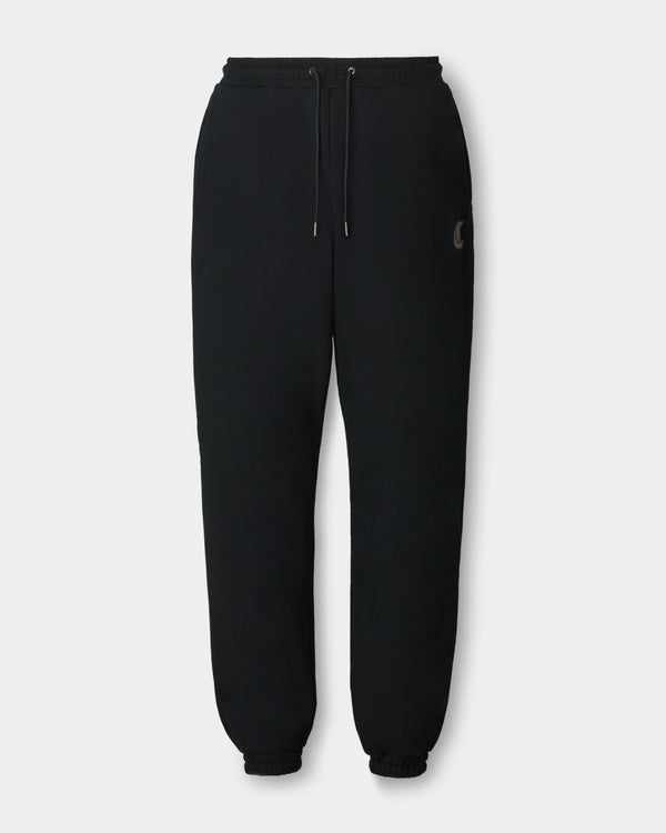 CRONOS BLACKLETTER SOFT MOTION SWEAT PANTS【BLACK×TAUPE】