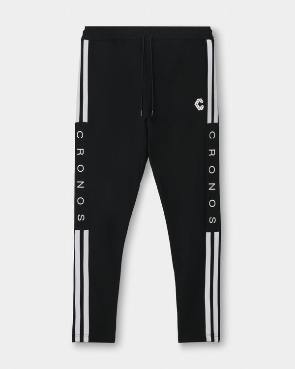 CRONOS RE-LINE SKINNY PANTS【BLACK×WHITE】