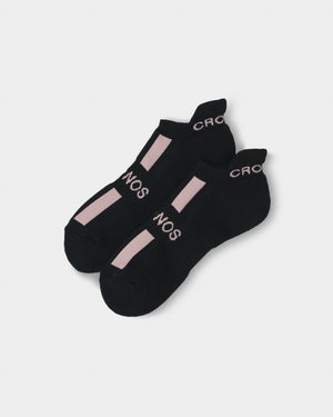 CRONOS LINE MARK SOCKS【BLACK×PINK】