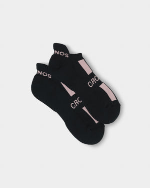 CRONOS LINE MARK SOCKS【BLACK×PINK】
