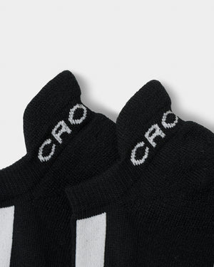 CRONOS LINE MARK SOCKS【BLACK×WHITE】