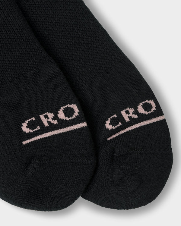 CRONOS LINEWEAVE SOCKS【BLACK×PINK】