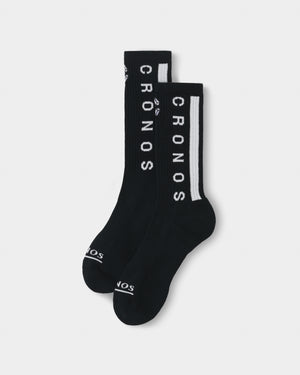 CRONOS LINEWEAVE SOCKS【BLACK×WHITE】