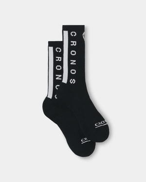 CRONOS LINEWEAVE SOCKS【BLACK×WHITE】