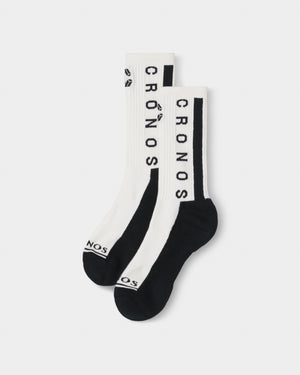 CRONOS LINEWEAVE SOCKS【WHITE】