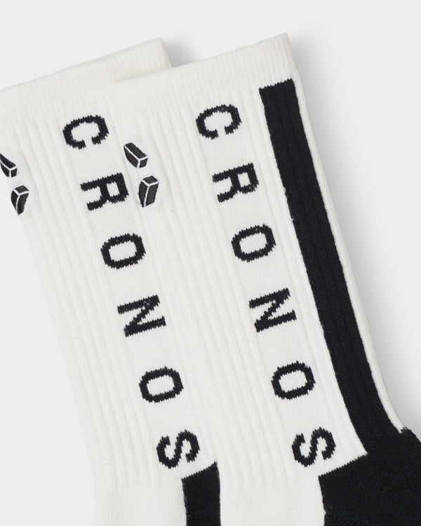CRONOS LINEWEAVE SOCKS【WHITE】