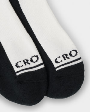 CRONOS LINEWEAVE SOCKS【WHITE】