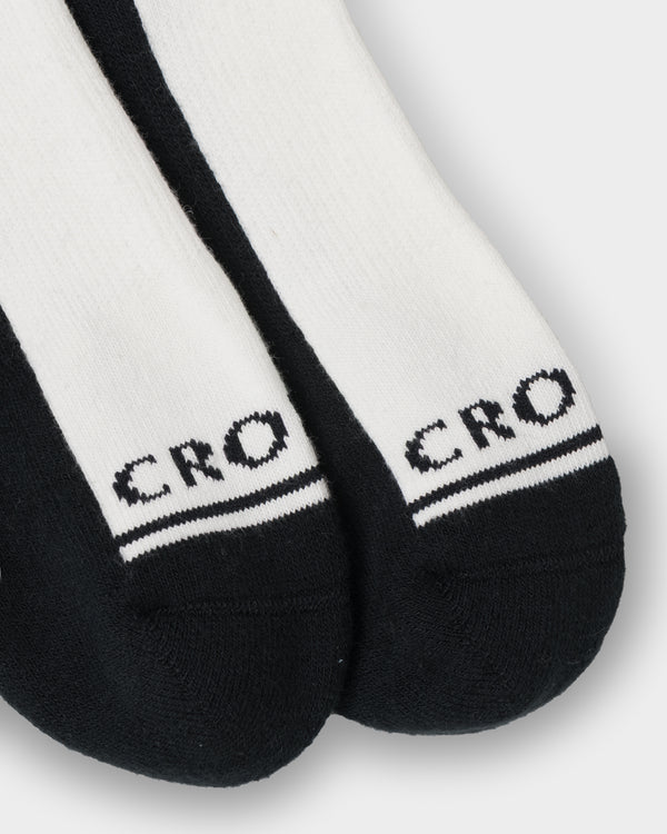 CRONOS LINEWEAVE SOCKS【WHITE】